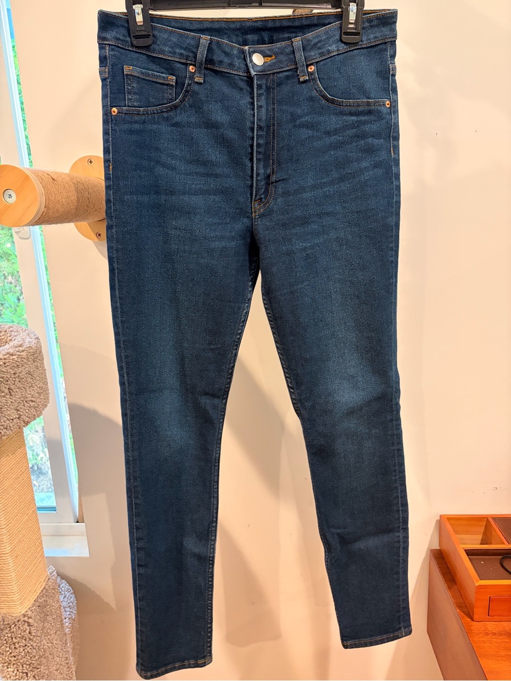 H&M Dark Blue Curvy Jeggings